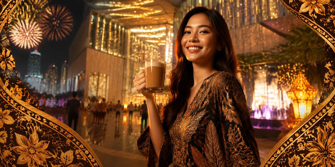 Suasana kasino hiburan bertema batik di Kuala Lumpur